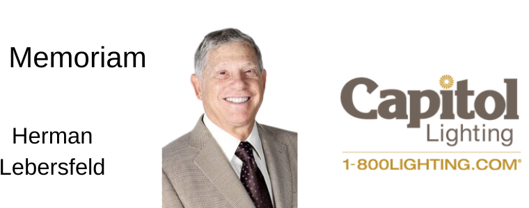 image of Herman Lebersfeld and Capitol Lighting logo