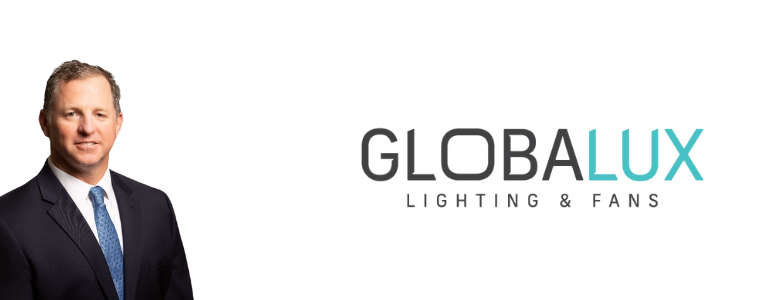 image of Justin Palm and Globalux logo