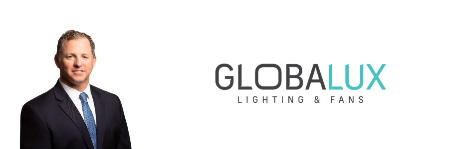image of Justin Palm and Globalux logo