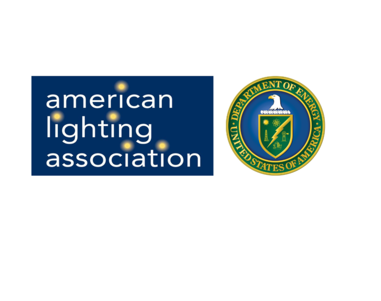 logos for American Lighting Association and DOE