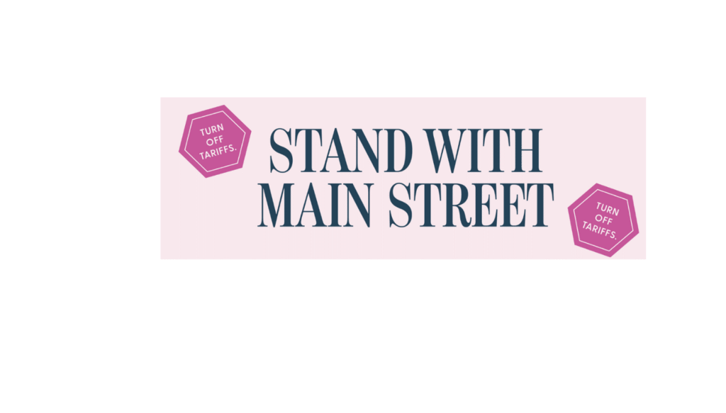 logo for Stand With Main Street initiative