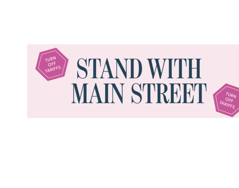 logo for Stand With Main Street initiative